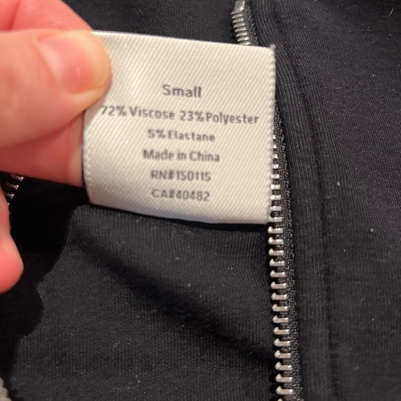 Varley Black Half Zip Sweatshirt Hawly - Picture 3 of 6